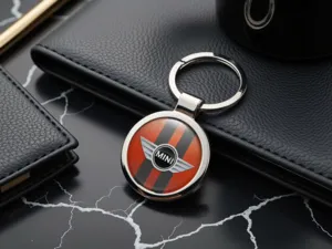 Mini Cooper Cool Key Chain Modern Stainless Metal